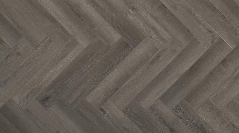 Vinilinės grindys Yukon Smoked Grey Herringbone YUK HB-2630-IB